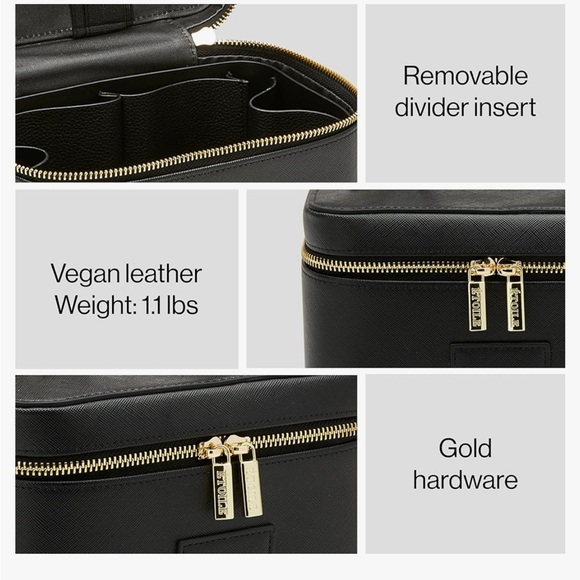 Etoile Mini Vanity Case in Black - Picture 2 of 8